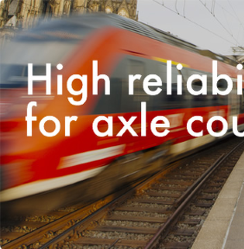  Highly reliable solutions for axle counters beside the tracks