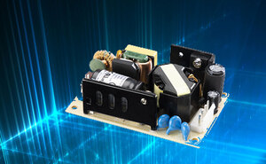 Open frame power supply series offers high efficiency in a small package